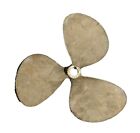 Vintage Bronze Brass 3 Blade Boat Propeller W 15    Diameter Marine Nautical Decor