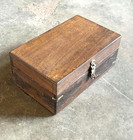 Vintage Wooden Chest Box Original Old Fine Hand Crafted