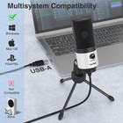 Fifine Usb Podcast Microphone pc Computer Recording Mic For Desktop Laptop studi