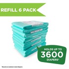 Pail Buddies Diaper Pail Refill Bags For Dekor Plus  Fresh Powder Scent  12ct