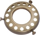 Elegant Antique Brass Shade Holder For 2 1 4  Fitter - Lamp Upgrade Essential