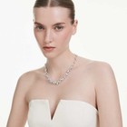 Swarovski Constella Necklace Round Cut  White  Rhodium Plated