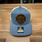 Busch Latte Blue Trucker Beer Hat  Richardson 112 Busch Light Free Shipping 