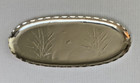 Vintage Arthur Armour Hammered Aluminum Tray Plate Birds Cattails 