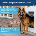 Petsafe Extreme Weather Aluminum Pet Door  Extra Large Insulated   Secure