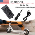 54 6v 2a Li-ion Lithium Battery Charger 48v Dc Socket For Ebike Scooter New