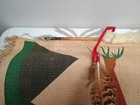 Vintage Native American Hand Woven Tapestry With Arrow Teepee Design Textile