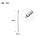 20pcs Watch Band Pin 20mm Stainless Steel Spring Bar Pins 1 2mm Dia