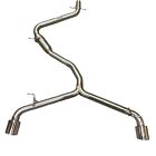 3 5  Stainless Tip Catback Exhaust For Vw Golf Gti 2 0t Mk6 Mkvi 10-14 304ss