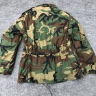 Vintage Military Cold Weather Woodland Camouflage Field Jacket Large Regular  84