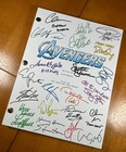The Avengers Script Signed- Autograph Reprints- 131 Pages- Iron Man  Hulk  Thor