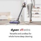 Sv28 V11 Extra Cordless Vacuum Cleaner   Iron   Refurbished