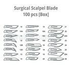 100 Scalpel Blade Surgical  10 11 12 15 15c 16 20 21 22 23 24 25 60 70 German Gr