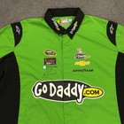 Jh Design Nascar Danica Patrick Pit Crew Shirt Mens 3xl Green Snap Racing