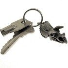 Triceratops Dinosaur Skull Paleontology Keychain