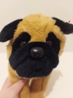 Ty Classic Dax Pug Dog Plush 2008 Brown 12  Stuffed Animal Toy Realistic Puppy