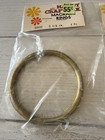 2 Metal New In Package Vtg  Macrame Craft Dreamcatcher Rings 2 5   handy Craft Pak
