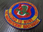 Second Battalion 4th Marines Second To None The Magnificent Bastards Embroidered