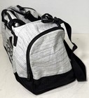 Adidas Diablo Small Ii Duffel Bag 20l Zip Strap White Black Hex Print
