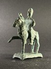 Ancient Celtic Bronze Leaping Horse W  Rider Authentic Artefact Ca 100bc -200 Ad