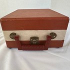 Singer Sewhandy Model 20 Sewing Machine Child Tan Good Vintage Hand Crank Case