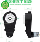 2pcs 24v 40000rpm Rs555 Motor Gearbox For Kids Ride On Car Replacement Parts