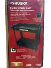 Husky 2-tier Storage Utility Cart 4-wheeled Missing Hardware 1000005206