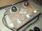 Vtg 1950s International Electric Co  Red Green Glass Steampunk Switch Restore
