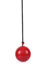 Synthetic I Ball With Cord Cricket Hanging Ball   Red   Standard   Pvc   Unis   