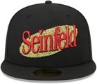 New Era Exclusive Seinfeld 59fifty  a Show About Nothing  Fitted Hat - Black