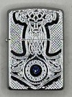 Medieval 49289 Deep Carved Design High Polish  Chrome Armor Zippo Lighter New