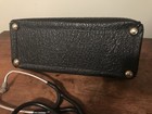 Lilly Black Vintage Pebbled Leather Doctor Medical Travel Bag