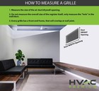 Hvac Premium 20   X 16  Aluminum Return Grille - Outer Dimensions 21 875 X