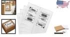Rounded Corner Paper Labels - 1000 Self-adhesive Shipping Labels For Printers