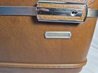 Vtg American Tourister Brown Hardshell Makeup Train Luggage Case  damaged  read 