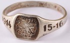 1914 Griffin 15-16 German Empire Ww1 Ring 800 Silver Wwi Germany Size 9 Army