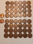 Complete 50s Lincoln Wheat Cent Set  All 24 Pds Dates X2 Plus 2 Unc Coins  