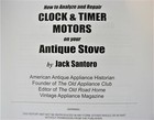 How To Analyze And Repair Clock And Timer Motors On Your Antique Stove