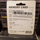 64mb Megabyte Memory Card Data For Sony Playstation 2 Ps2 Slim Game Console