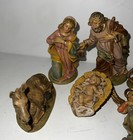 Fontanini Nativity Italian Christmas 5    Vintage Heirloom 6pc Holy Family Lot