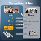 Wahl Professional Hair Cut Machine Barber Salon Cutting Trimmer Clipper Kit Set