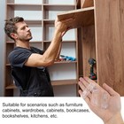 Plastic Locking Shelf Support Pegs  5mm Self-locking Shelf Pins For 3 4 Inch  20