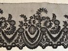 Gorgeous Antique French Victorian Chantilly Lace Edging 420cm By 21cm