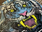 Tyler Stout  tiger  Bliue Variant Sticker