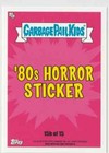 Bobby Count  15b Garbage Pail Kids Gpk 2019 Revenge Of Oh The Horror-ible