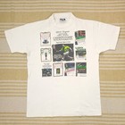 Vtg 90s Fila Us Open Tennis Championships T-shirt Mens Small Agassi Sampras