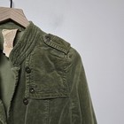 Miss Me Olive Green Military Utility Jacket Womens Size L Cotton Blend Y2k