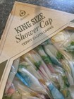 Vintage Celebrity King Size Shower Cap Terry Cloth Lining  Flowers New Old Stock