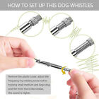 4pcs Dog Training Whistle Ultrasonic Obedience Stop Barking Pet Sound Pitchblack