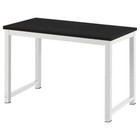 Computer Desk 47  Home Office Laptop Work Table Easy Assembly Desk White Frame